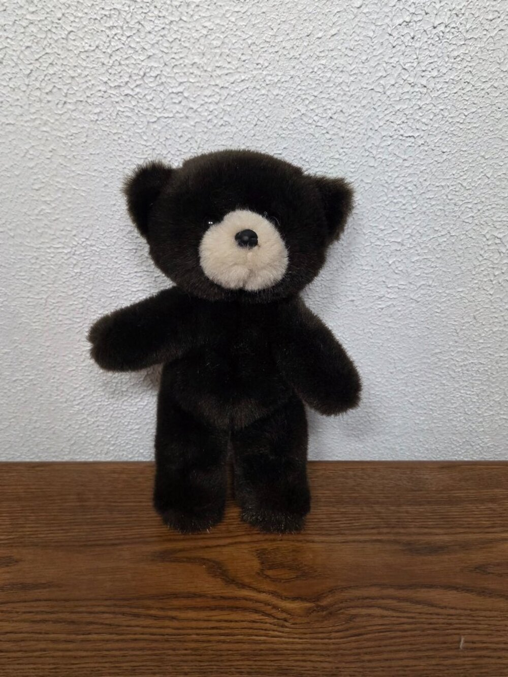 Vintage 1984 Plush Wallace Berrie Dark Brown Teddy Bear 12" Stuffed Animal